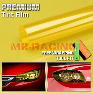 13 Colors Premium Glossy Headlight Taillight Fog Light Vinyl Sticker Tint Film - Picture 1 of 67