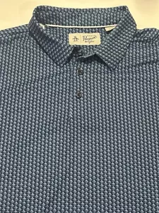 Camisa Polo Original Penguin Performance Para Hombre Cuello XL Azul Marino Manga Corta - Imagen 1 de 1