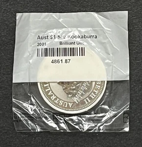 2001 Australia 1 oz Silver Kookaburra BU - Littleton - Picture 1 of 2