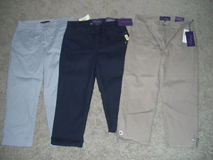 Pantalones Capri NYDJ NOT YOUR HITTER'S JEANS Denim Azul o Gris (Elección) 6 - Nuevos con Etiquetas - Imagen 1 de 7