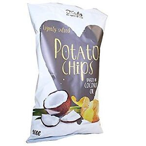 Trafo Organic Chips Fried in Coconut Oil 100g Pack of 12