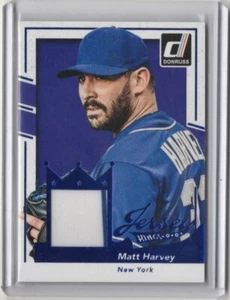2016 Donruss Jersey Kings Matt Harvey Relic #JK-MH - Picture 1 of 2