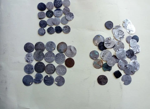 Antique Ottoman empire Turkish silver coins collection lot Of 75 Akce (792-1255) Cover