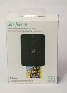 Lifeprint 3x4.5 Tragbarer Foto Videodrucker iOS und Android Geräte Schwarz LP2 - Bild 1 von 3