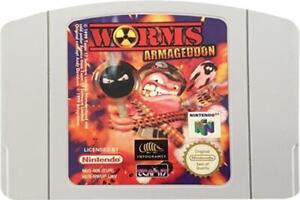 Worms Armageddon - Jeu vidéo de stratégie d'action-aventure Nintendo 64 N64