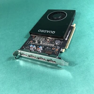 NVIDIA Quadro P2200 Graphic Card 4X Display port L65626-001 L58492-001 - Image 1 of 3