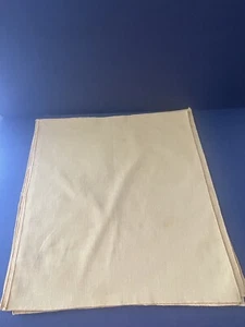 Cloth Dinner Napkins Set of 6 Linen Hemstitch Harvest Gold Yellow Napkins 15x15 - Picture 1 of 7