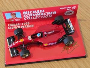 1:43 MINICHAMPS 1996 Ferrari F1 M.Schumacher - Launch Version - Picture 1 of 8