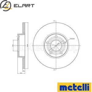 2x BRAKE DISC 23-0263 FOR AUDI 100C4/A6C4/A4B5 AAS 2.4L AAT/ABP 2.5L AAR 2.3L - Picture 1 of 6
