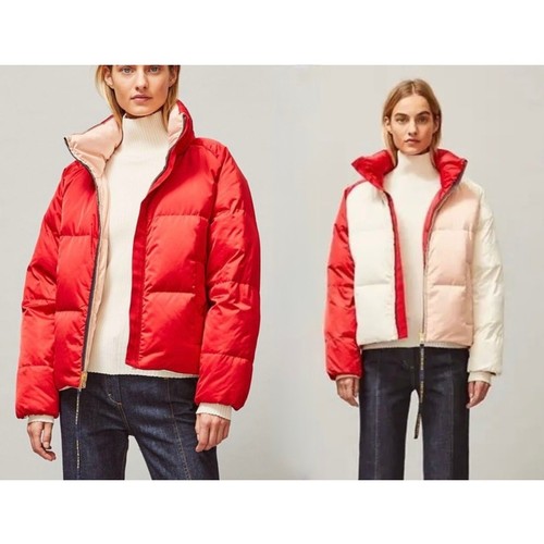 Piumino reversibile Tory Burch us intime ottimeioni condizioni colo rosa rosso sale fe