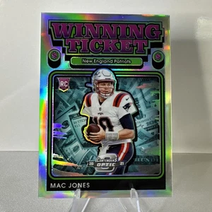 2021 Panini Contenders Optic Mac Jones #WT12 Silver Winning Ticket RC  A - Picture 1 of 11