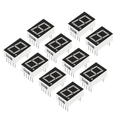 LED Anzeige Digitale Röhre 20Pack 7 Abschnitt 10 Pin 1Bit 3.3V 0.56" Ziffer Weiß - Bild 1 von 4