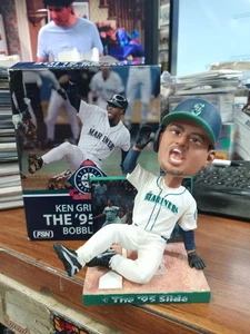 Ken Griffey Jr Seattle Mariners MLB 2010 SGA Bobblehead NIB The '95 Slide - Picture 1 of 4