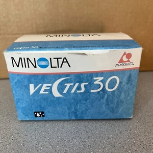 Minolta Vectis 30 Film Camera, Zoom 30-90mm Lens, In Original Box Untest - Picture 1 of 13