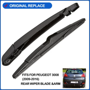 Rear Windscreen Wiper Arm Blade For Peugeot 3008 2011-2017 Back Windshield Wiper - Imagen 1 de 6