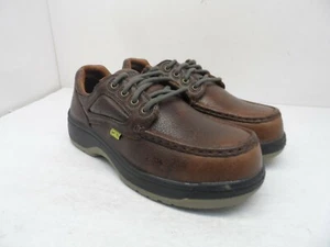 Florsheim Work Women's Compadre FE2440 Steel Toe Work Shoes Brown Size 8.5D - Picture 1 of 8