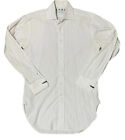 Ede and Ravenscroft Kleid Shirt weißer Ausschnitt Kragen Herren Größe 15 französische Manschette
