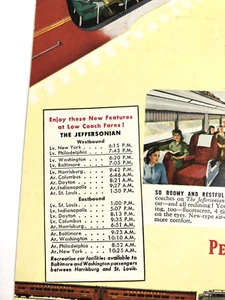 1948 Pennsylvania Railroad's Nuevo Coche de Recreación y Sheaffer's Pen Co anuncio impreso - Imagen 1 de 14