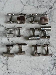 Men's Cufflinks - 6 pairs including Ted Baker / T.M.Lewin / Swarovski - Picture 1 of 8