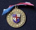 Vintage 1962 O.F.S.A.A. MEDALLION with RIBBON - “A” Basketball Inscribed on Back