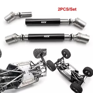 For Axial Capra 1.9 UTB RC Car Upgrade Parts KYX Metal Front + Rear Drive Shaft - Picture 1 of 6