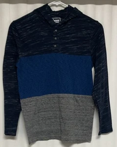 Urban Pipeline Blue And Gray Hooded Long Sleeve T-Shirt Youth Size M. 2737 - Picture 1 of 3