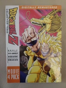 DragonBall Z: Movie 4 Pack - Collection Three (DVD, 2012, 4-Disc Set) New Sealed - Picture 1 of 6