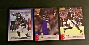 Lot (3) Lamar Jackson 2019-20 Panini Instant NFL Football Cards Baltimore Ravens - Picture 1 of 2