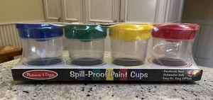 Melissa & Doug - Auslaufsichere Farbbecher - 4er Set - Neu im Karton Art Essentials  - Bild 1 von 6