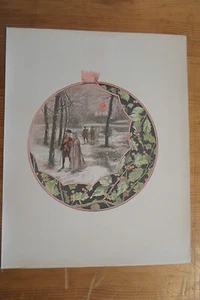 litho 1900 - G.FRAIPONT - scène romantique - Picture 1 of 1