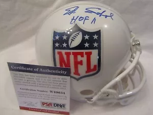 Von Ed Sabol signierter NFL Shield Mini Helm mit HOF Insc. - PSA Zertifikat - Bild 1 von 7