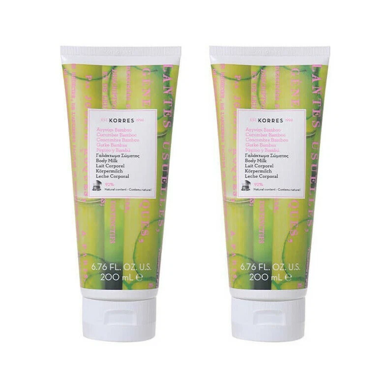 KORRES Cucumber Bamboo Moisturizing Body Milk 200ml
