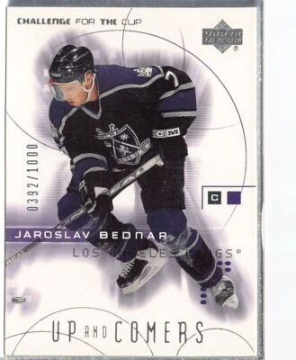 2001-02 UD Challenge for the Cup #109 Jaroslav Bednar RC #D 392/1000 - Image 1 of 2