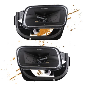 2X LED Fog Lights Black For Dodge Ram 2500/Ram 3500 2010 2012 2013 2014 2015-18 - Picture 1 of 12