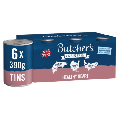 Butchers Grain Free Healthy Heart Dog Food 24 X 390g- Nourishing Food For Dogs - Image 1 of 4
