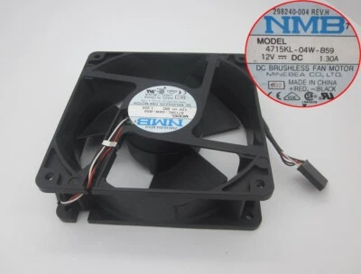 NMB 12038 4715KL-04W-B59 12V 1.30A clover cooling fan 120 * 38MM 3wire /5-Pin - Image 1 of 4
