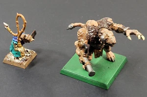 Warhammer Fantasy Battles - Rat Ogre + Beastmaster - Montaje personalizado - WFB - Imagen 1 de 6
