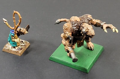 Warhammer Fantasy Battles - Rat Ogre + Beastmaster - Custom Assembly - WFB - Image 1 of 4