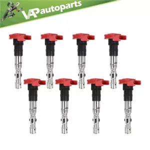 8 Pack For 2005-2006 Audi A6 Quattro A8 Quattro S4 V8 4.2L Ignition Coil UF418 - Picture 1 of 10