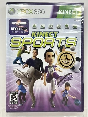Kinect Sports (Microsoft Xbox 360, 2010) - Brand New Factory Sealed Authentic - Image 1 of 4