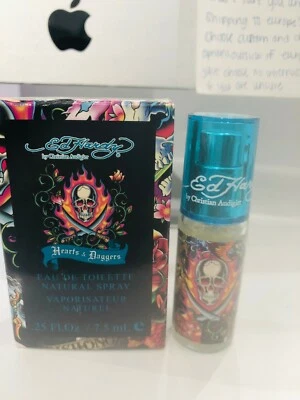 ED HARDY BY CHRISTIAN AUDIGIER HEARTS & DAGGERS MINIATURE EAU DE TOILETTE 0.25FL - image 1 of 2