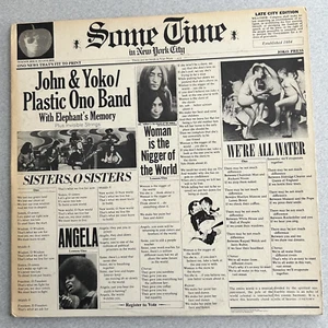 John Lennon Yoko Ono Some Time In New York City 2xLP 1972 Frank Zappa Eric Clapt - Picture 1 of 15