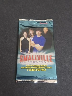 SMALLVILLE SEASON 4 BRAND-NEW SEALED PACK 7 CARDS INKWORKS 2005 TV SERIES/SHOW - Image 1 of 2
