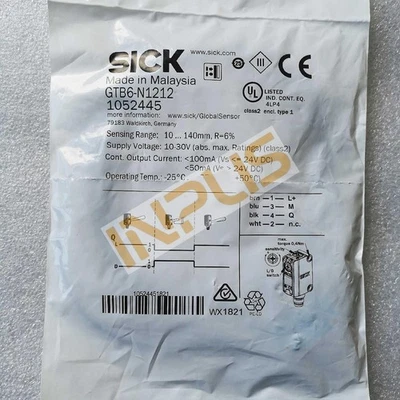1PC Sick GTB6-N1212 New Photoelectric Switch Sensor GTB6N1212  w/ Warranty - Image 1 of 4