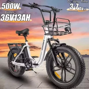 20 Zoll Elektrofahrrad klapprad 500W 468WH Pendeln Stadt E-City Bike mit korb - Bild 1 von 17