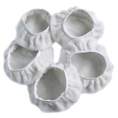 2pcs Polishing Bonnet Buffer Pads Soft Wool For 9 Inch&10 Inch Car Polisher Tool - Image 1 of 4