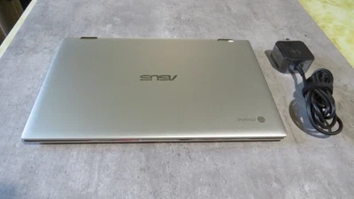 ASUS Flip C434T 14" Touchscreen Full HD Chromebook 64GB eMMC 4GB RAM Core - Image 1 of 4