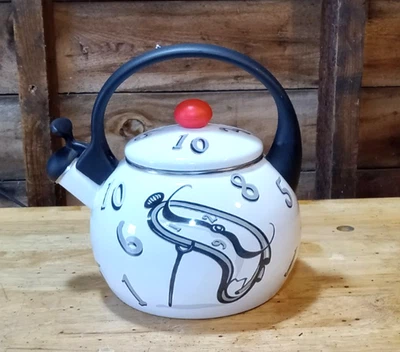 Rare SALVADOR DALI Melting Clock Tea Kettle - Image 1 of 4