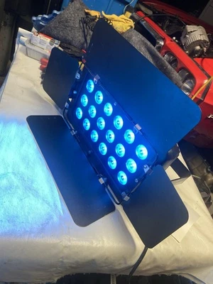 Chauvet DJ SLIMBANK T18 USB DMX Quad-Color LED Wash Light With Barn Door #4 - Image 1 of 4