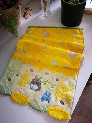 Toalha de rosto longo fofa de algodão Totoro - Imagem 1 de 4